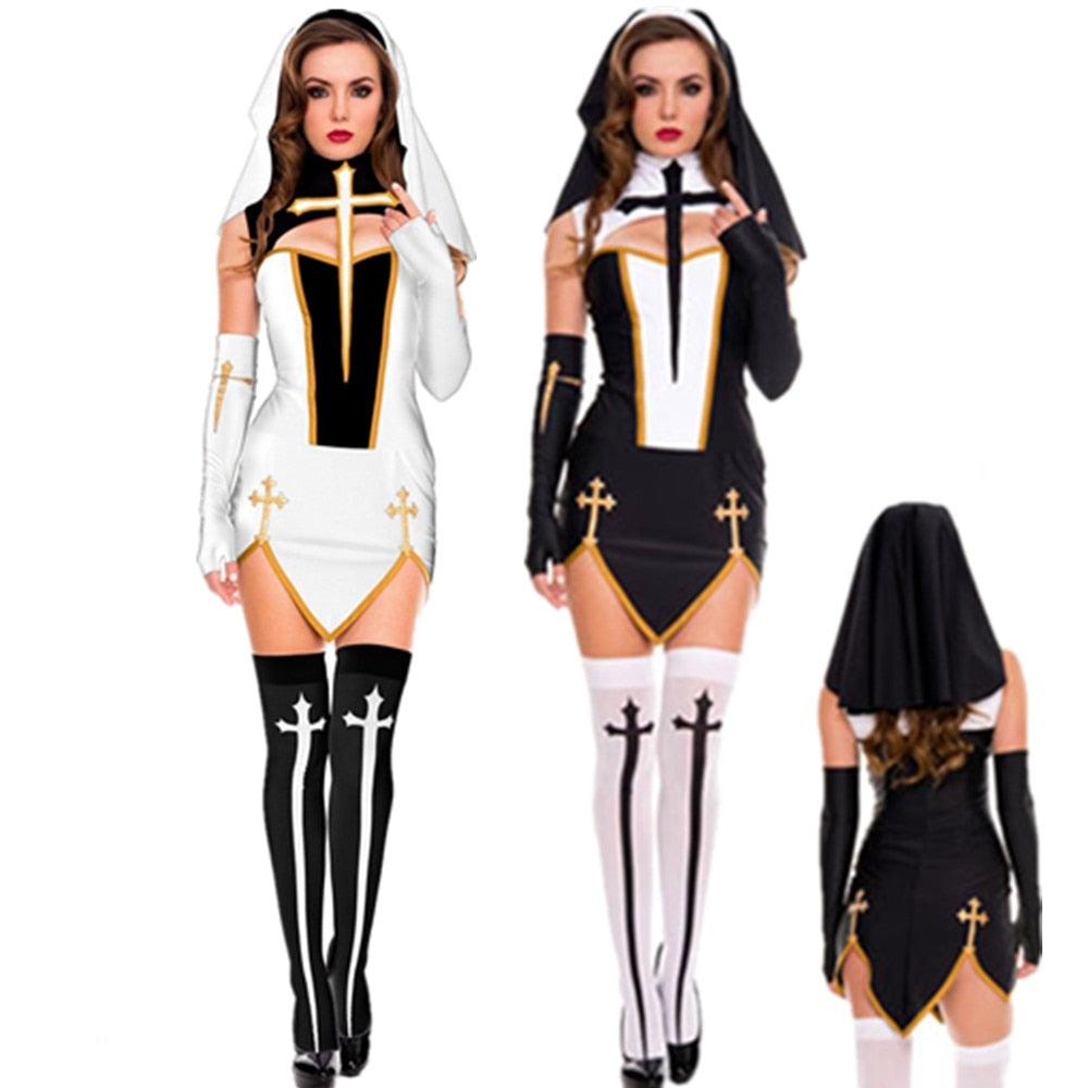 Sexy Nun Halloween Costume DXY STUDIOS Sexy Nun Halloween Costume DXY STUDIOS